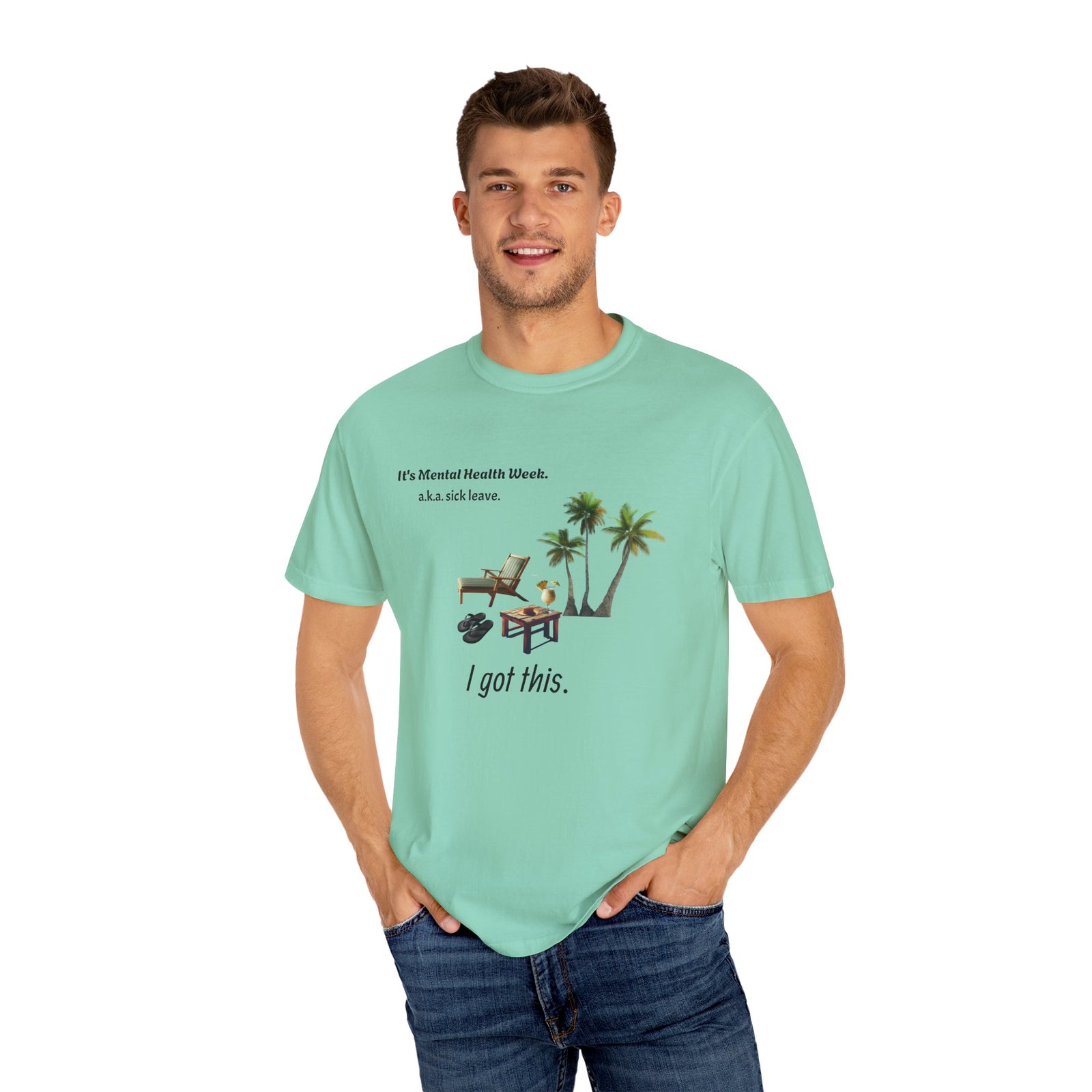 Unisex T-shirt Mental Health Week 'It's Sick Leave Time'