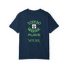 Funny tee stating if you want to get promotion, stop working so hard