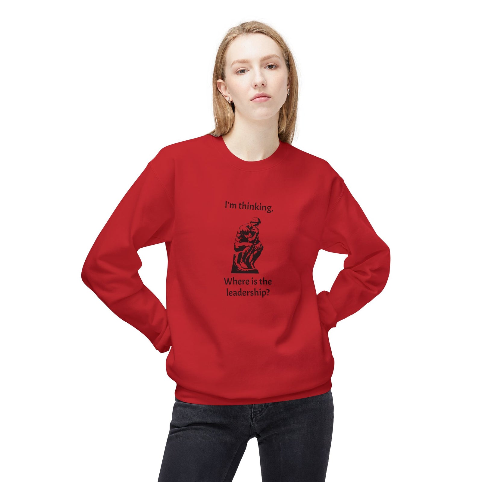 Unisex Motivational Crewneck Sweatshirt, Comfortable Sweater for Workplace, Cozy Gift for Friends, Thoughtful Quotes, Career Inspiration