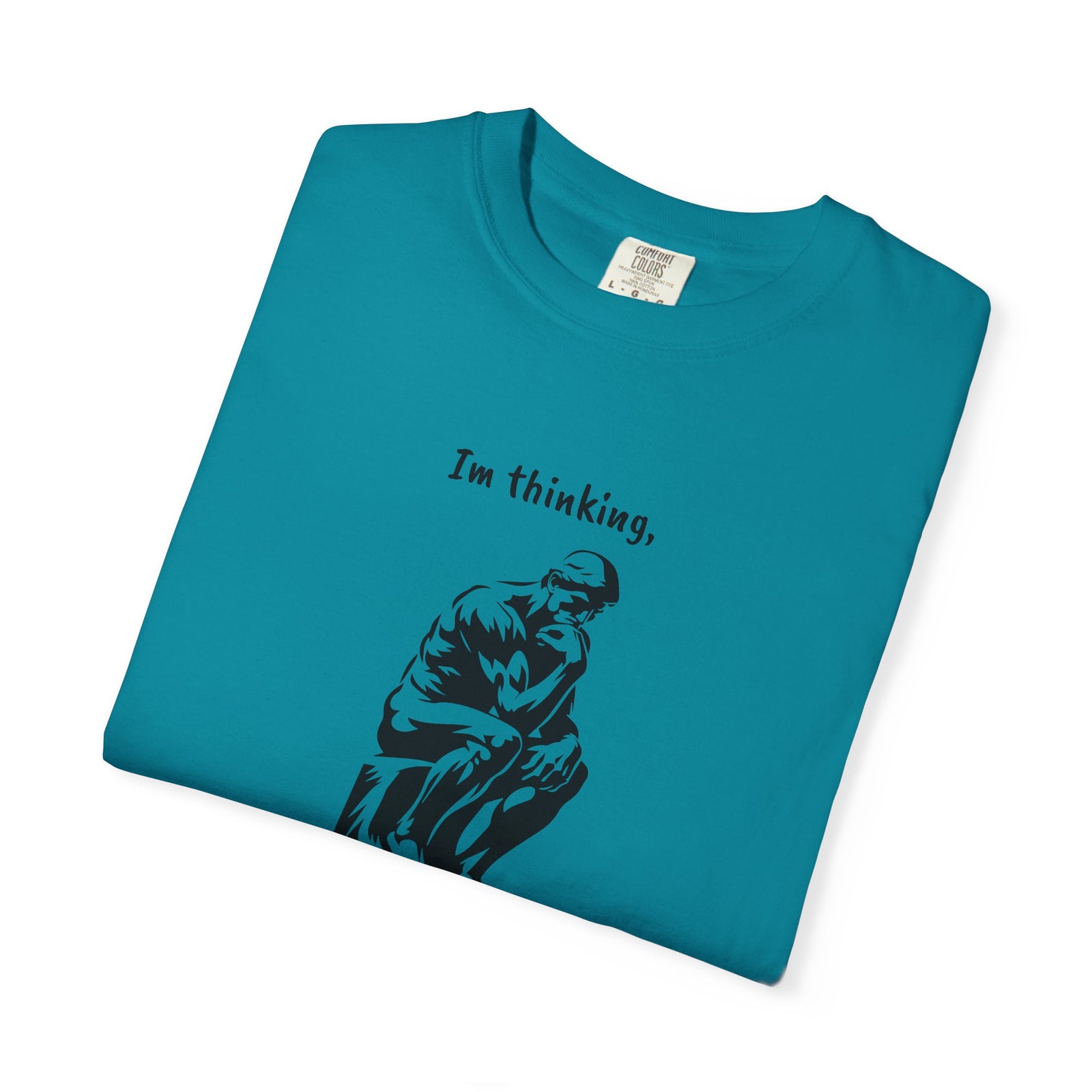 Thinking Man Funny Workplace Unisex T-shirt