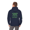 Hoodie depicting Common Sense is not an option.