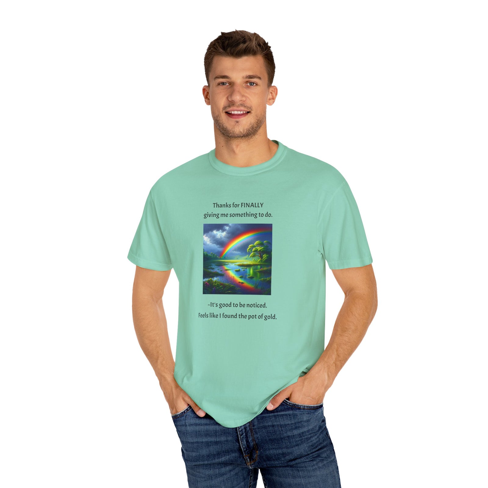 Funny Workplace Unisex T-Shirt - Finally given something to do at work