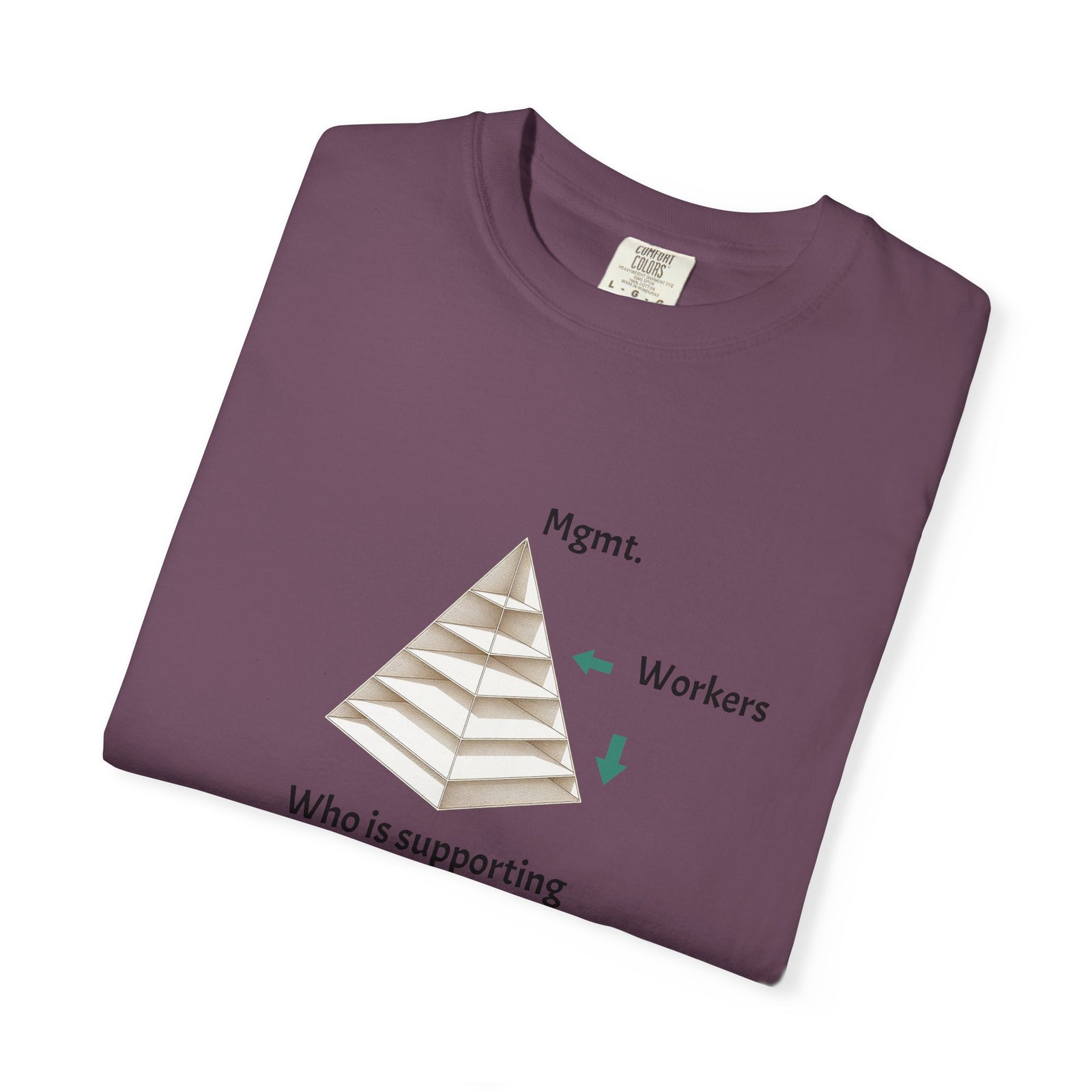 Management Humor T-Shirt, Casual Graphic Tee, Workplace Humor, Gift for Colleagues, Unique Statement Shirt