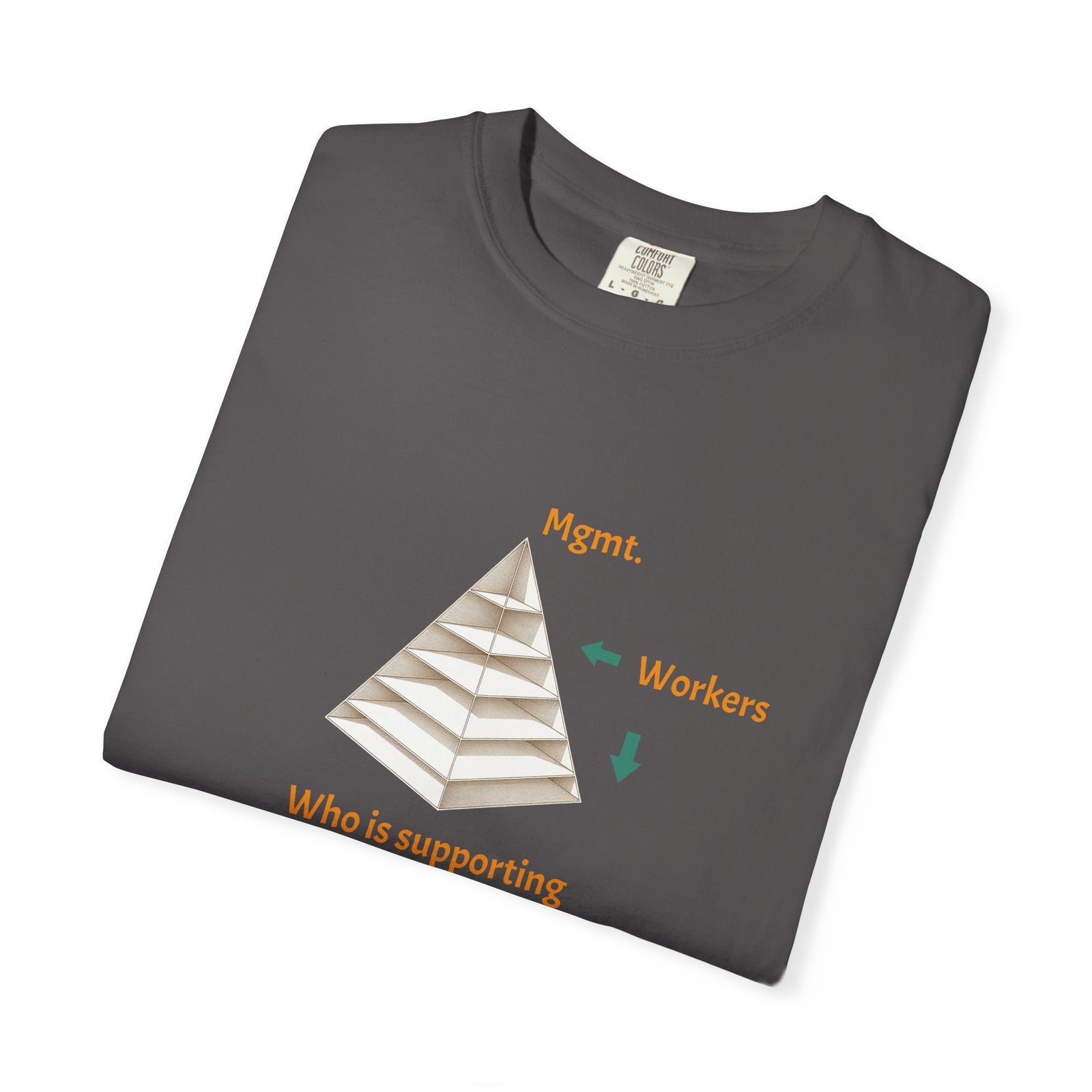Management Humor T-Shirt, Casual Graphic Tee, Workplace Humor, Gift for Colleagues, Unique Statement Shirt