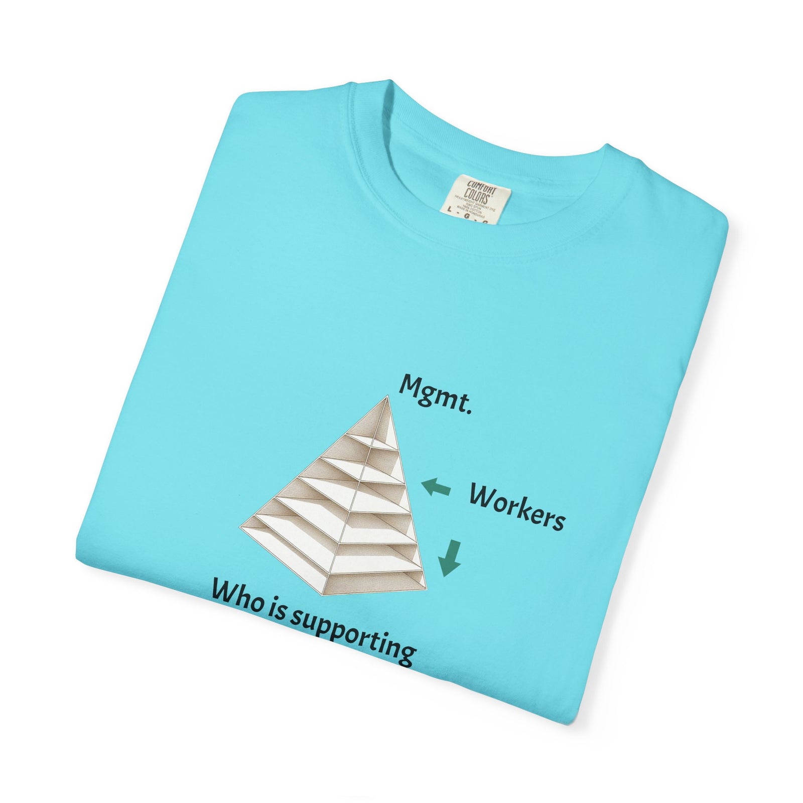 Management Humor T-Shirt, Casual Graphic Tee, Workplace Humor, Gift for Colleagues, Unique Statement Shirt