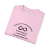 Infinity & Biohazard Graphic Tee, Trendy Unisex T-shirt, Casual Wear, Unique Gift, Everyday Comfort