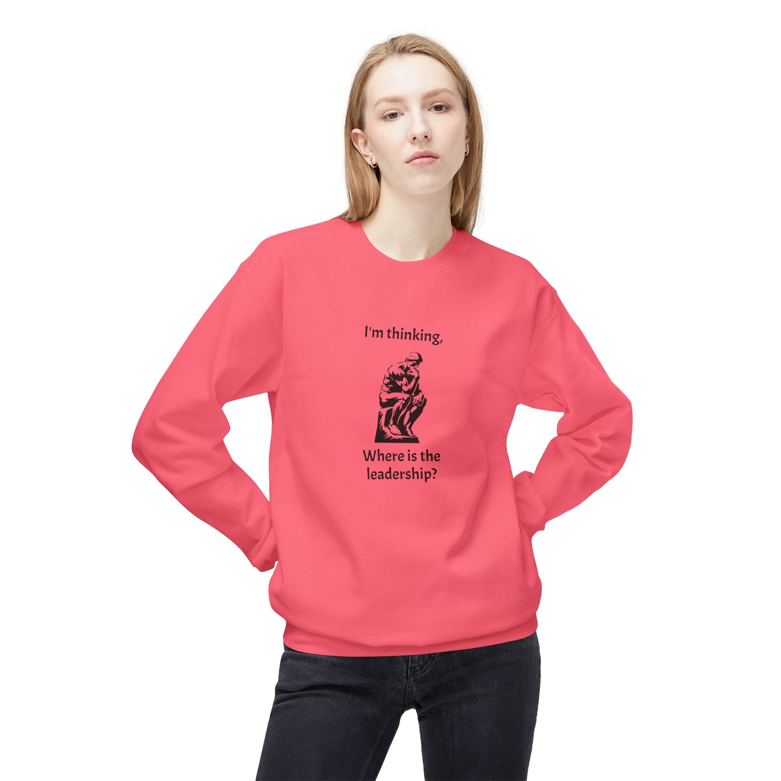 Unisex Motivational Crewneck Sweatshirt, Comfortable Sweater for Workplace, Cozy Gift for Friends, Thoughtful Quotes, Career Inspiration