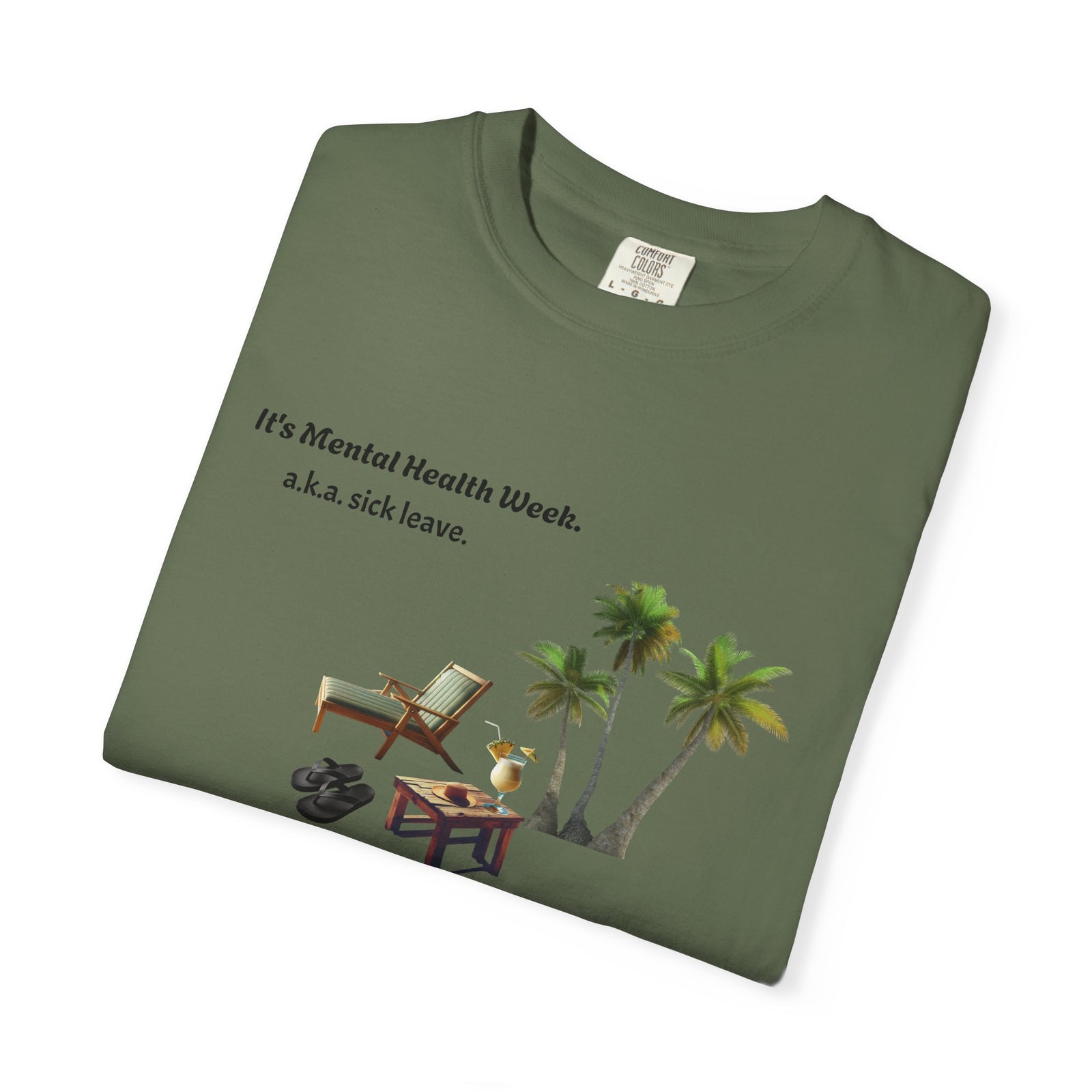 Unisex T-shirt Mental Health Week 'It's Sick Leave Time'