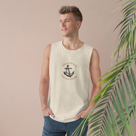 Tank Top Life Can Be Toxic Find Your Anchor Unisex