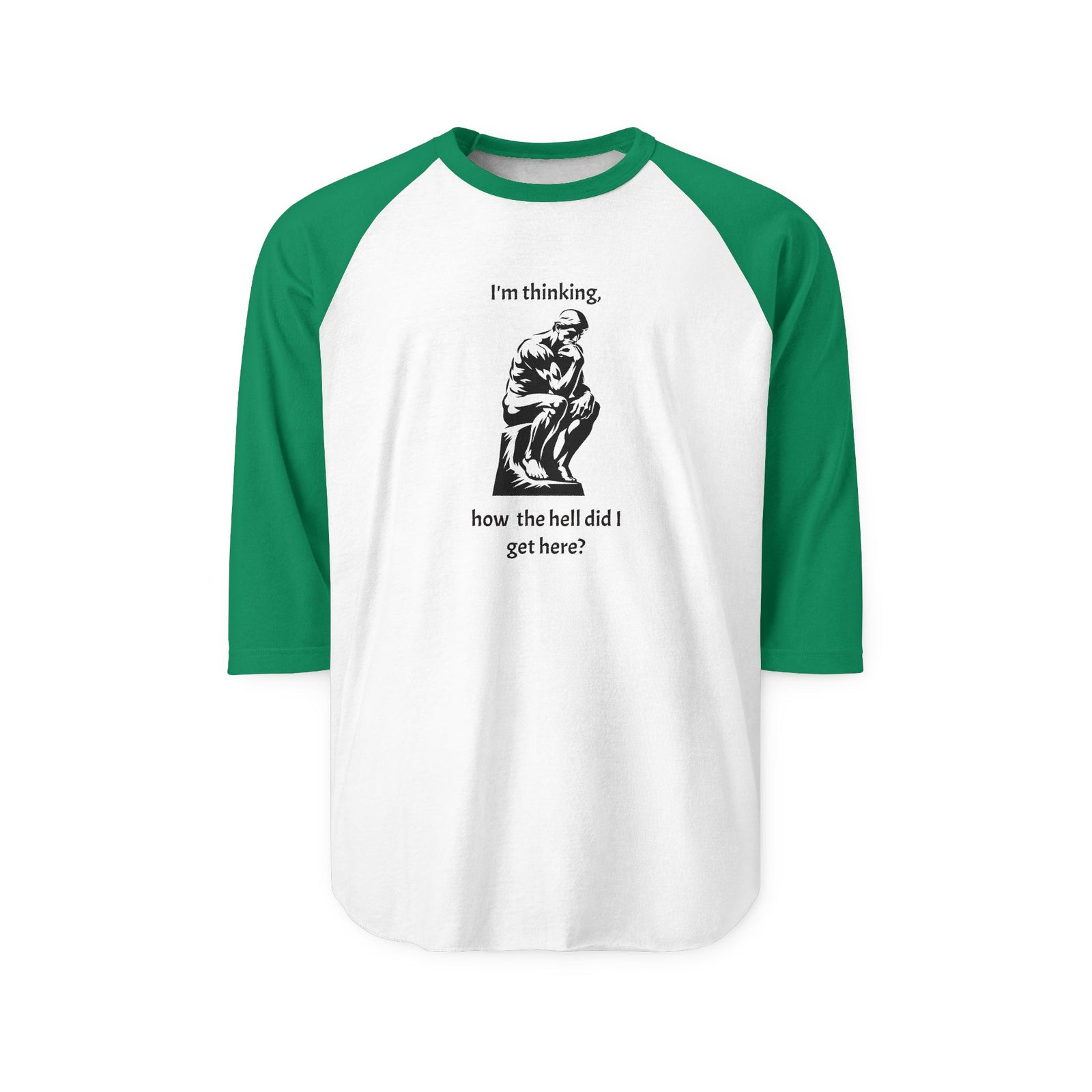 Unisex Three-Quarter Sleeve Raglan Shirt