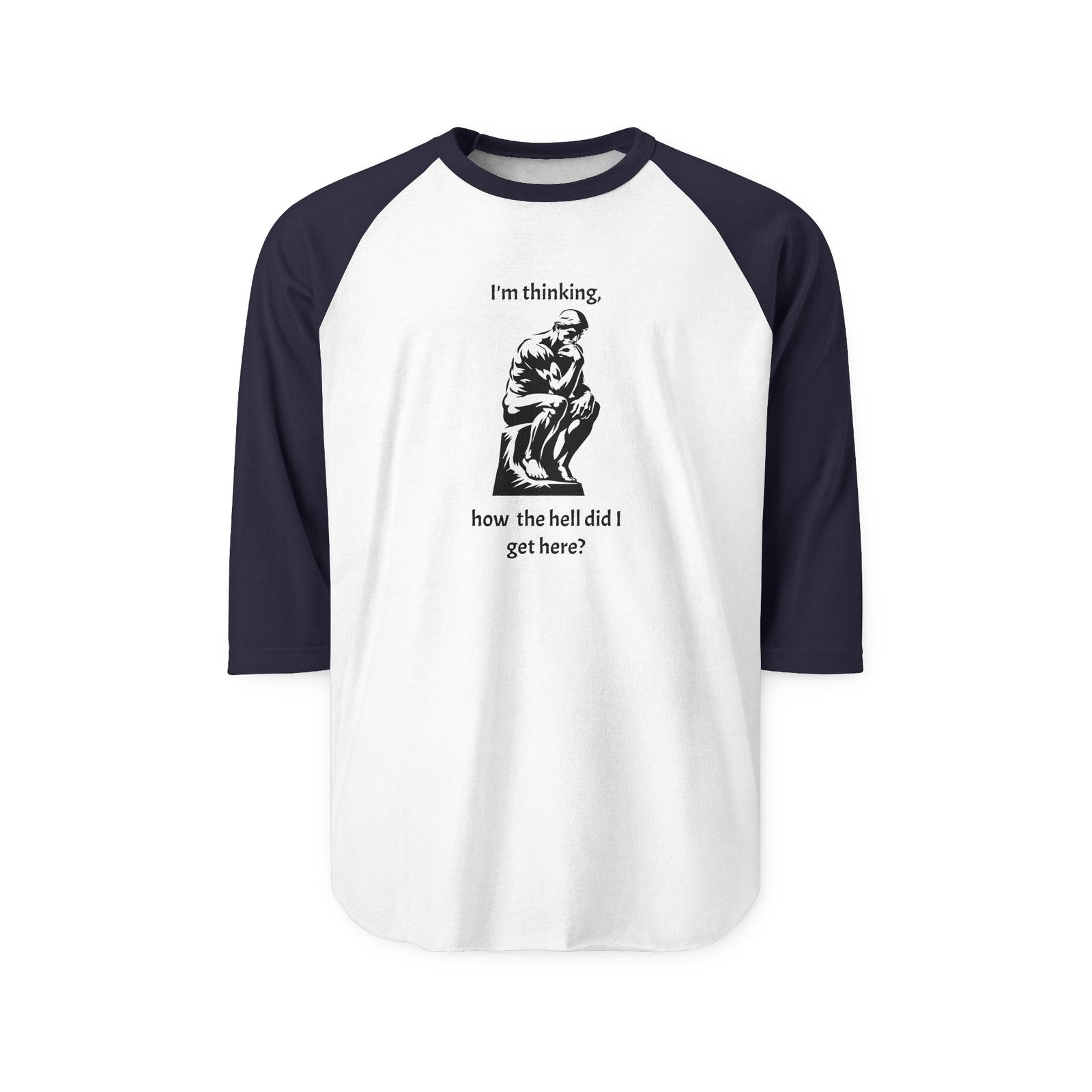 Unisex Three-Quarter Sleeve Raglan Shirt