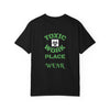 Funny tee stating if you want to get promotion, stop working so hard