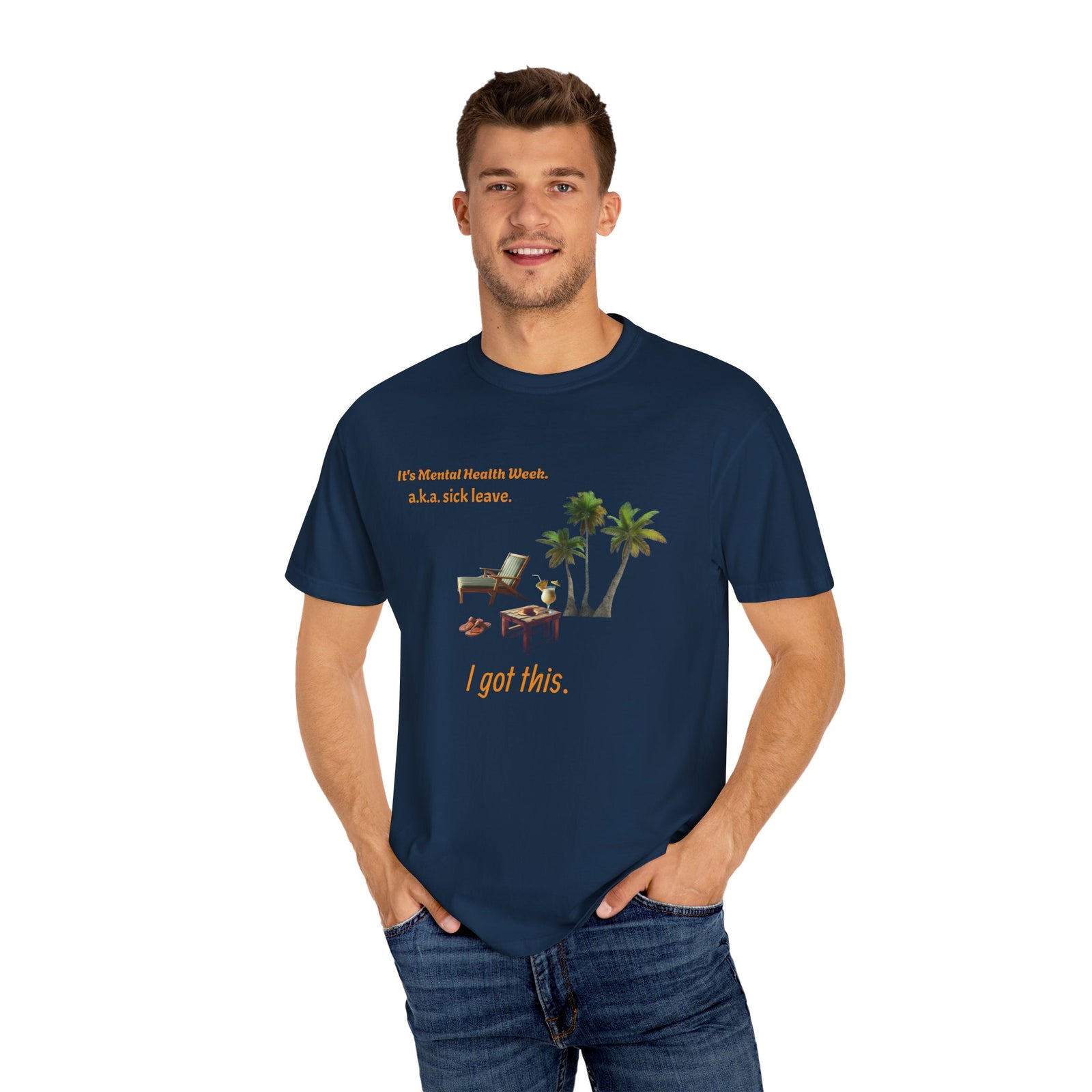 Unisex T-shirt Mental Health Week 'It's Sick Leave Time'