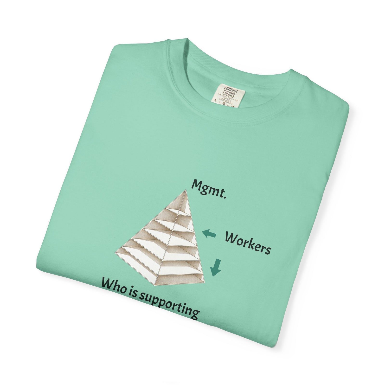Management Humor T-Shirt, Casual Graphic Tee, Workplace Humor, Gift for Colleagues, Unique Statement Shirt
