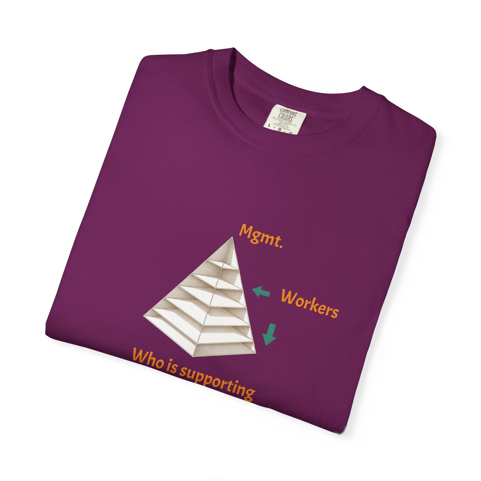Management Humor T-Shirt, Casual Graphic Tee, Workplace Humor, Gift for Colleagues, Unique Statement Shirt