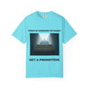 Funny tee stating if you want to get promotion, stop working so hard