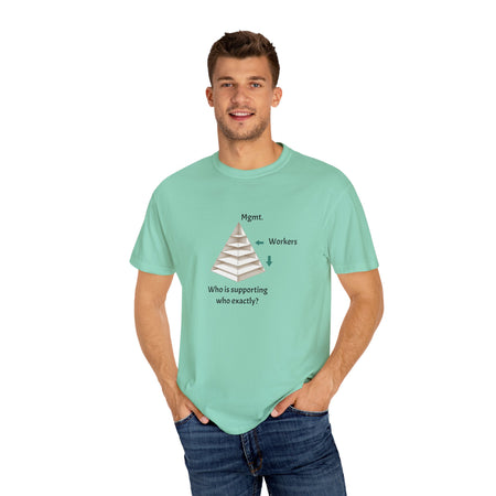 Management Humor T-Shirt, Casual Graphic Tee, Workplace Humor, Gift for Colleagues, Unique Statement Shirt