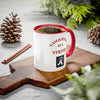 Workplace Humor Colorful Mug with the message that reads "gaslighting is a virtue."