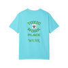 Funny tee stating if you want to get promotion, stop working so hard