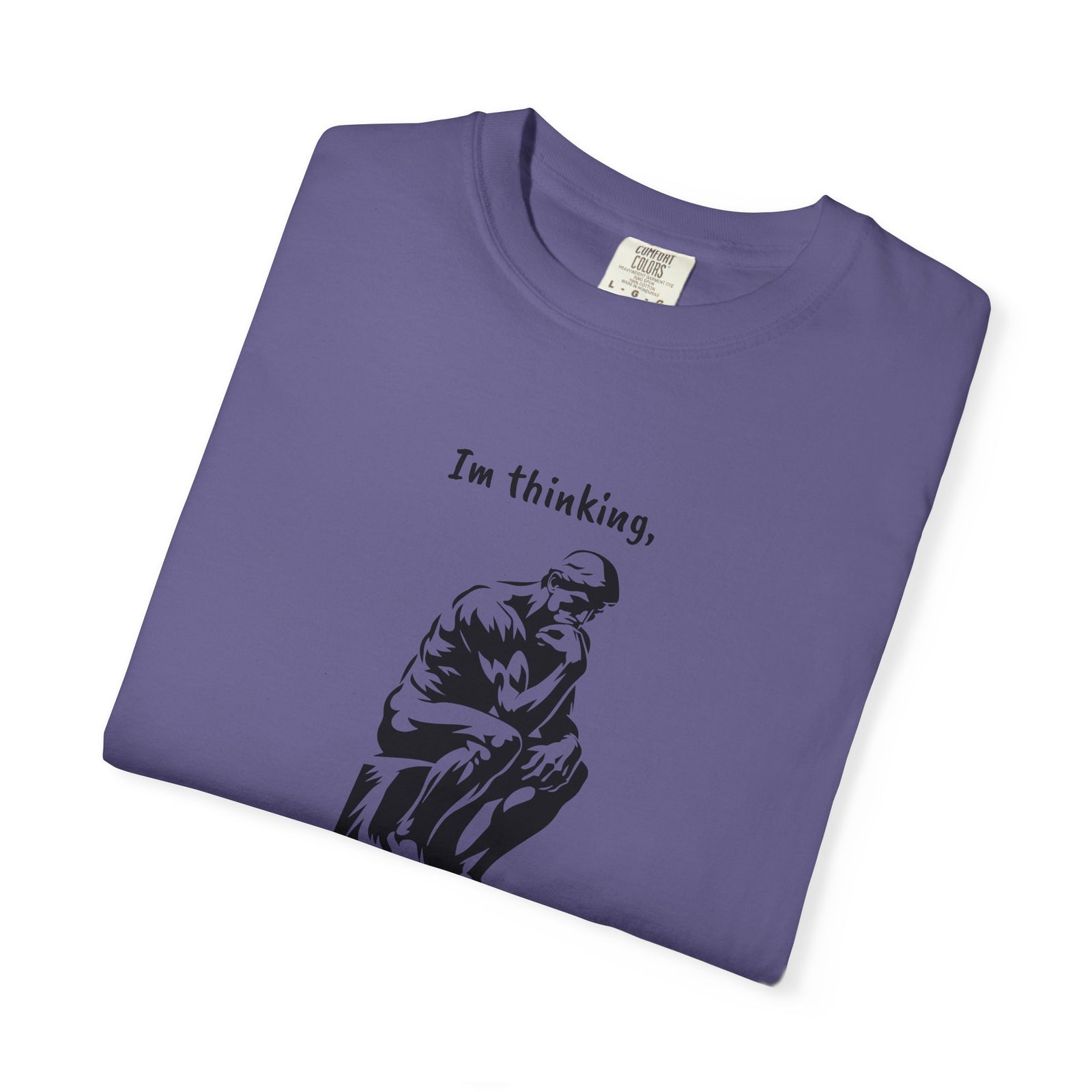 Thinking Man Funny Workplace Unisex T-shirt