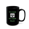 Mug with toxic humor. Relax, don't let the day get to you.